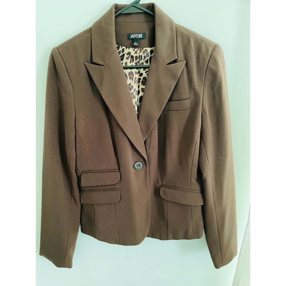 Apt.9 Chocolate Colored Blazer (Size 6)